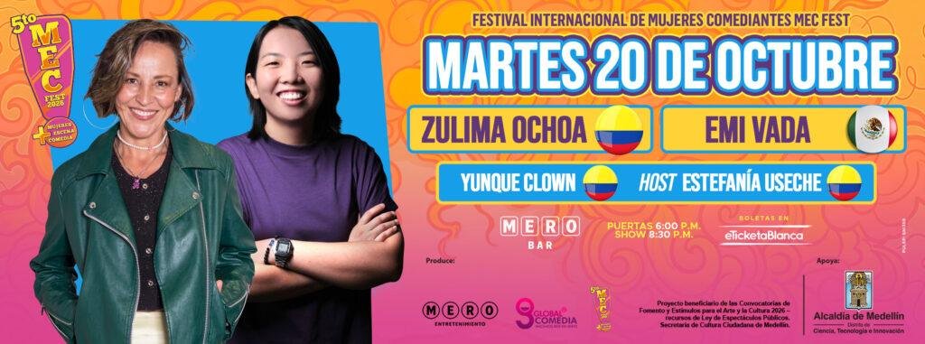MEC FEST - FESTIVAL INTERNACIONAL DE MUJERES COMEDIANTES (EN MERO BAR)