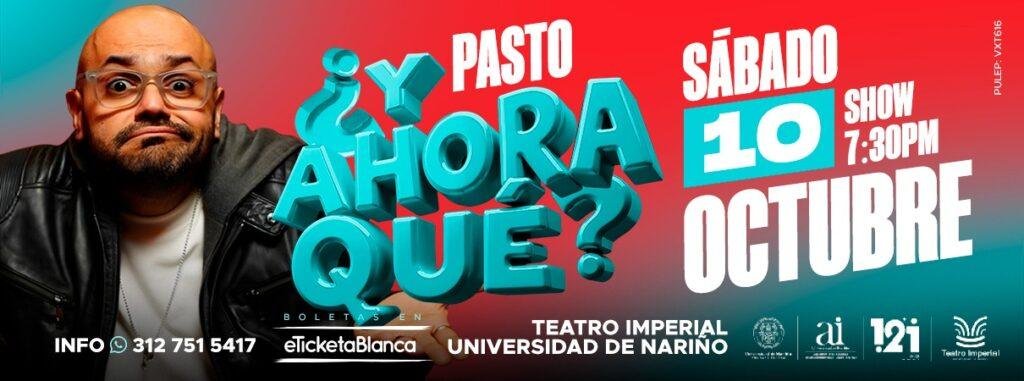CHICHO ARIAS: ¿Y AHORA QUÉ? SHOW DE STAND-UP COMEDY (EN PASTO)